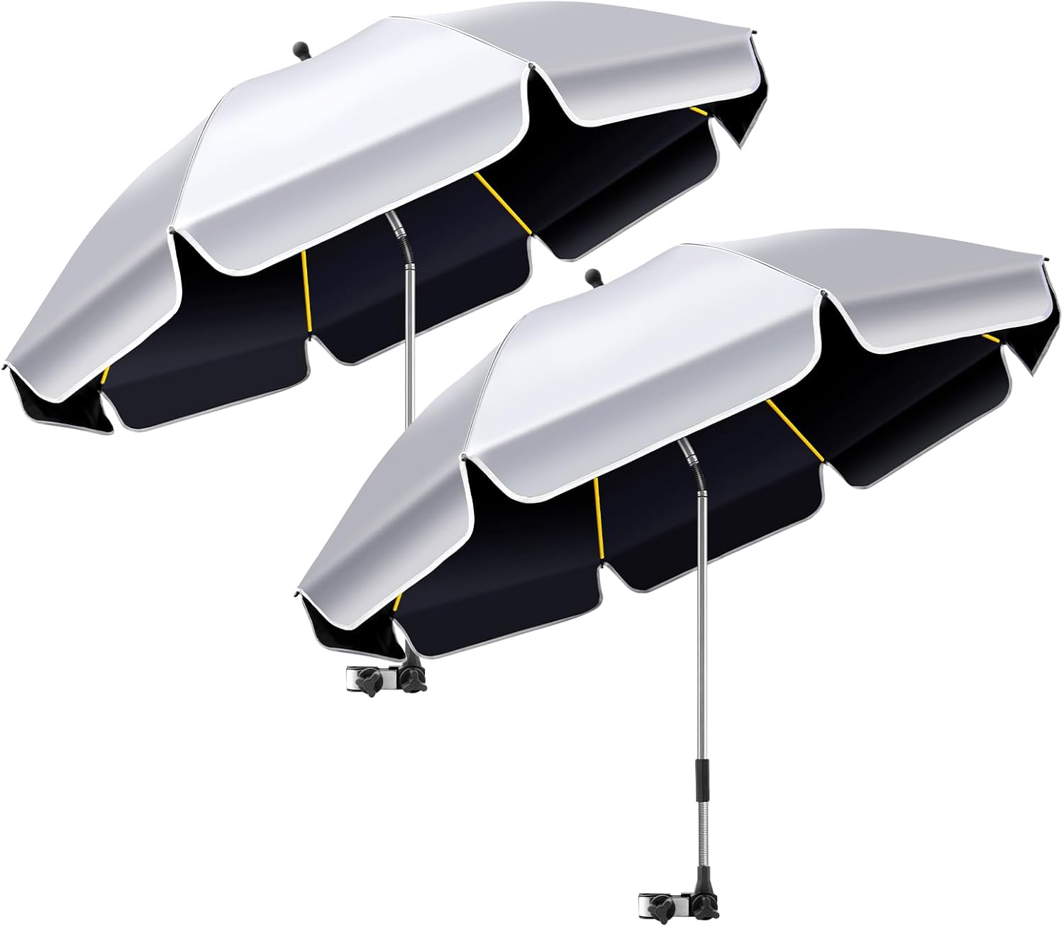 360Adjustable UV Beach Umbrella - 2Pack Bundle
