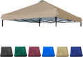 12x12 Canopy Replacement Top Silver Coated - Khaki Sun & Rain Shield