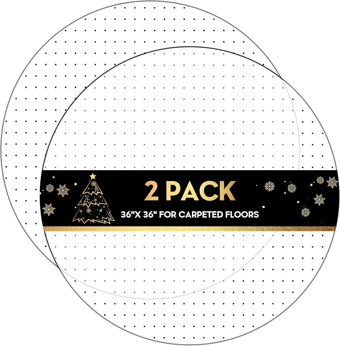 Office Chair Mat for Carpets - 36in Round Mat for Rolling Chairs