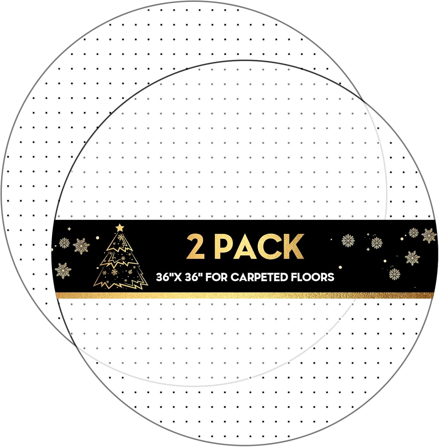 Office Chair Mat for Carpets - 36in Round Mat for Rolling Chairs