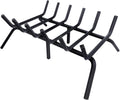 Heavy Duty Cast Iron Fireplace Grate for Indoor and Outdoor Use