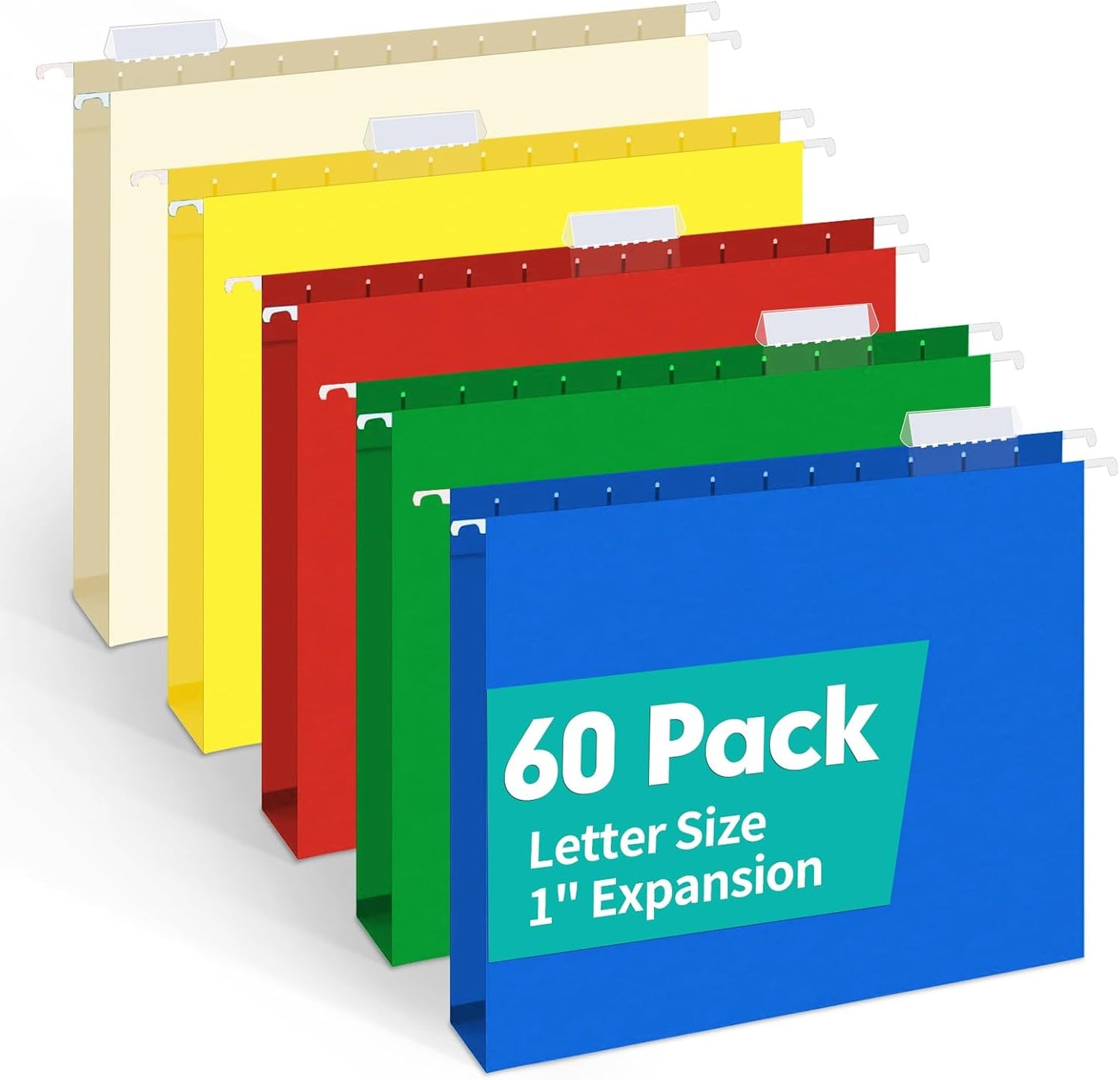 Extra Capacity Hanging File Folders for Organized Filing Needs