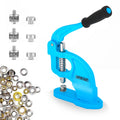 Heavy Duty Eyelet Grommet Machine Press Punch Tool Kit - Labor Saving