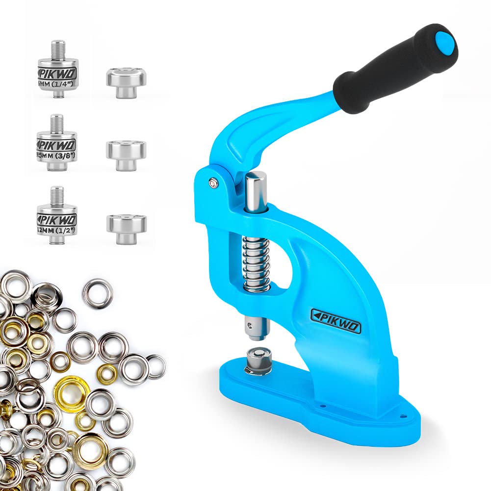 Heavy Duty Eyelet Grommet Machine Tool Kit for Crafts & More