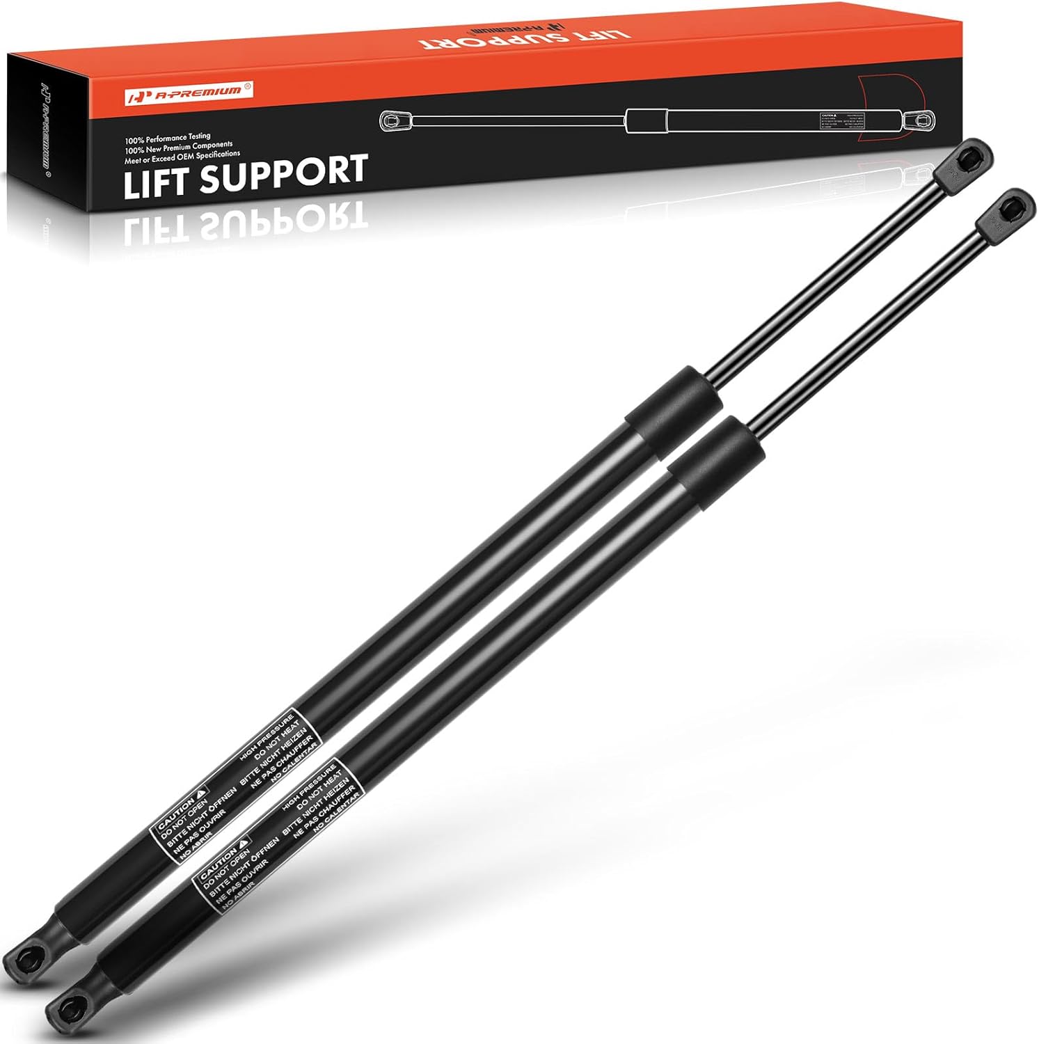 A-Premium Rear Tailgate Lift Supports for Dodge Durango 2011-2017