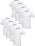 Fruit of the Loom Mens Tag-Free Cotton Undershirts - 8 Pack of Soft