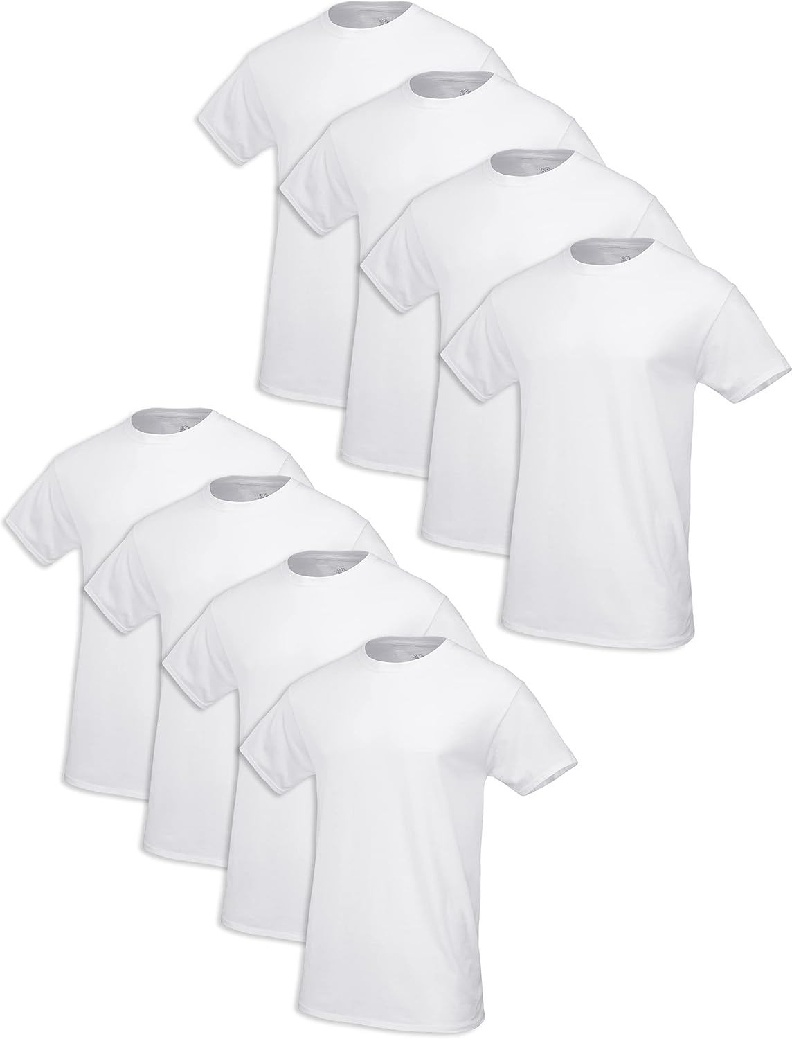 Fruit of the Loom Men's Tag-Free Cotton Undershirts - 8 Pack