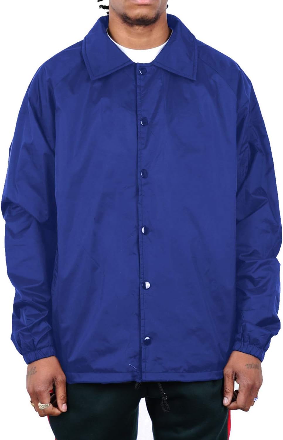 Shaka Wear Mens Coach Jacket - Classic Windbreaker for All Occasions