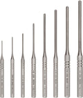 TEKTON Roll Pin Punch Set 8-Piece - Precise USA-Made Pin Punches