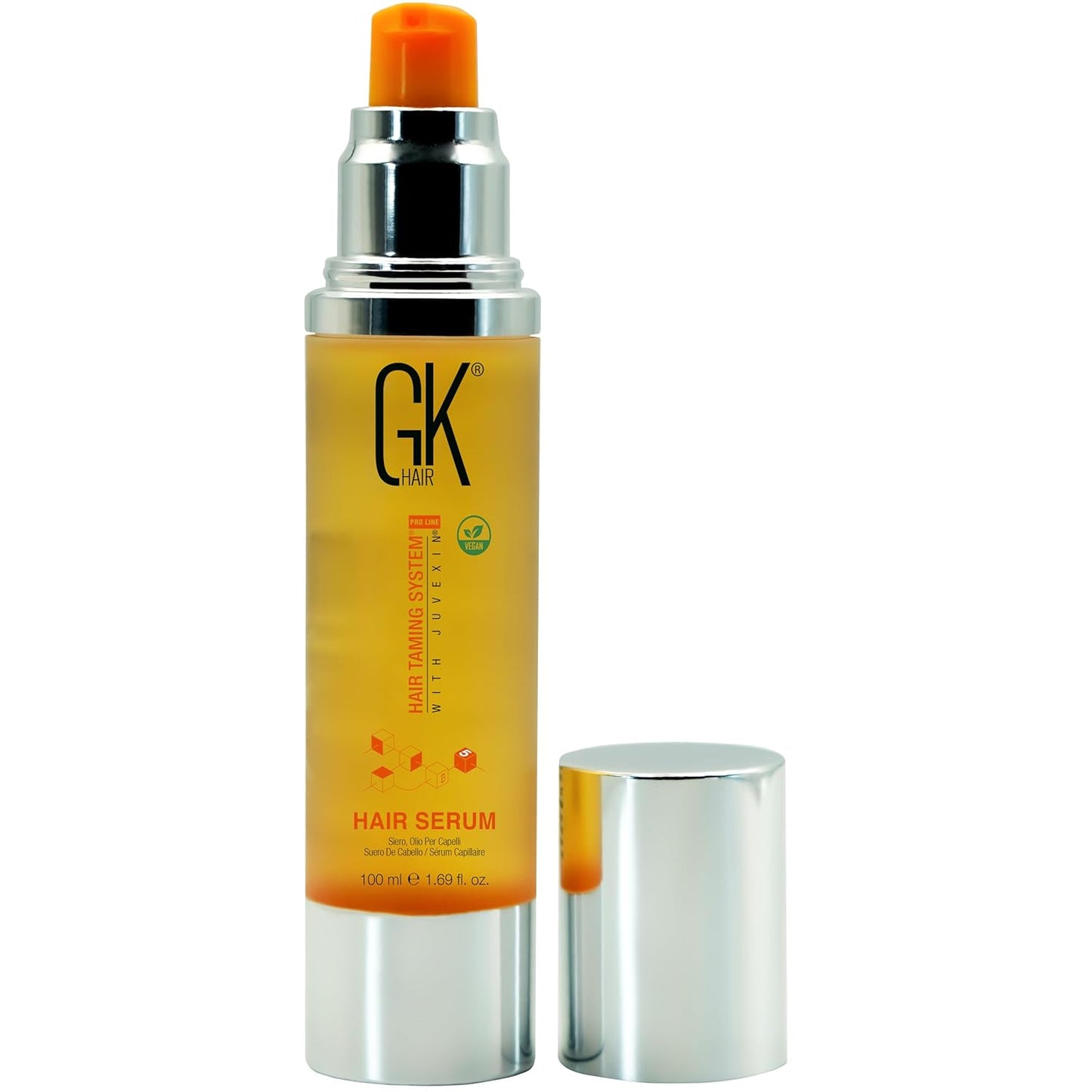 Global Keratin GKHAIR Smoothing Serum for Hydrated, Shiny Hair