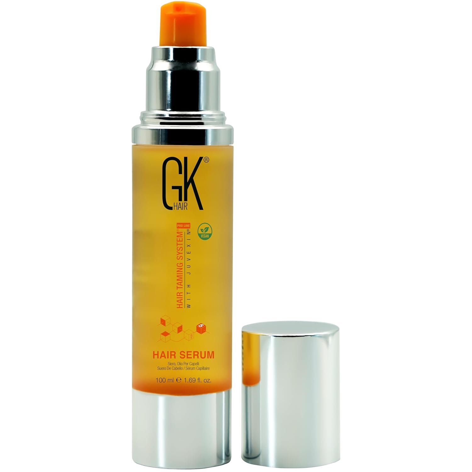 Global Keratin GKHAIR Smoothing Serum for Hydrated, Shiny Hair