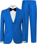 Boys Slim Fit Royal Blue Suit Size 7 - Formal Wedding