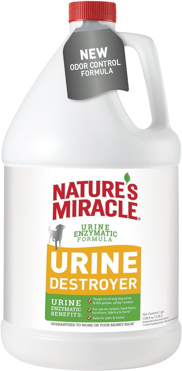 Nature's Miracle Dog Urine Destroyer 128 oz for Tough Stains
