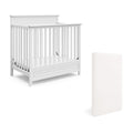 Storkcraft Petal 4-in-1 Convertible Mini Crib for Small Spaces