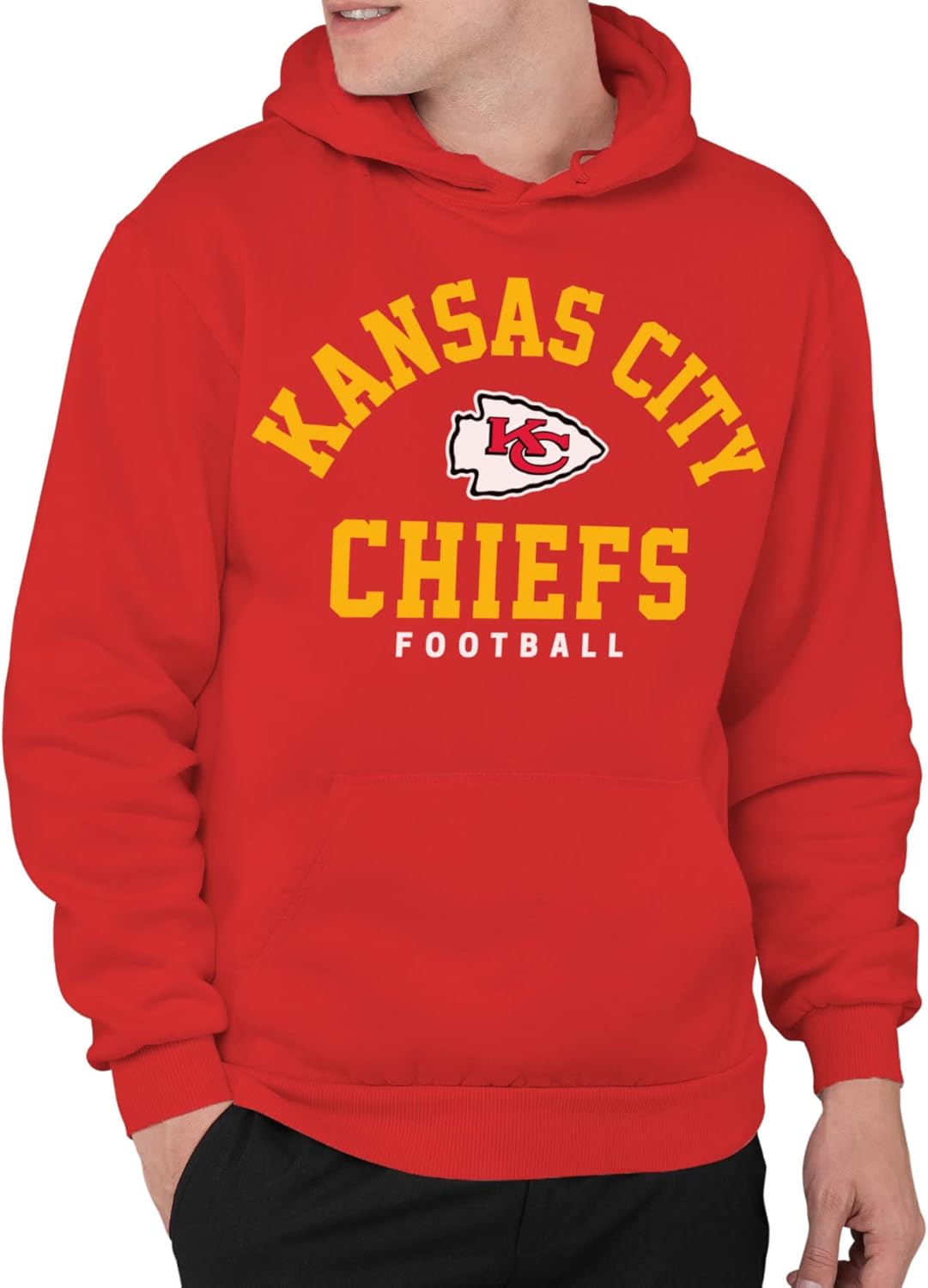 Kansas City Chiefs Adult Pullover Hoodie - NFL Apparel for Fans