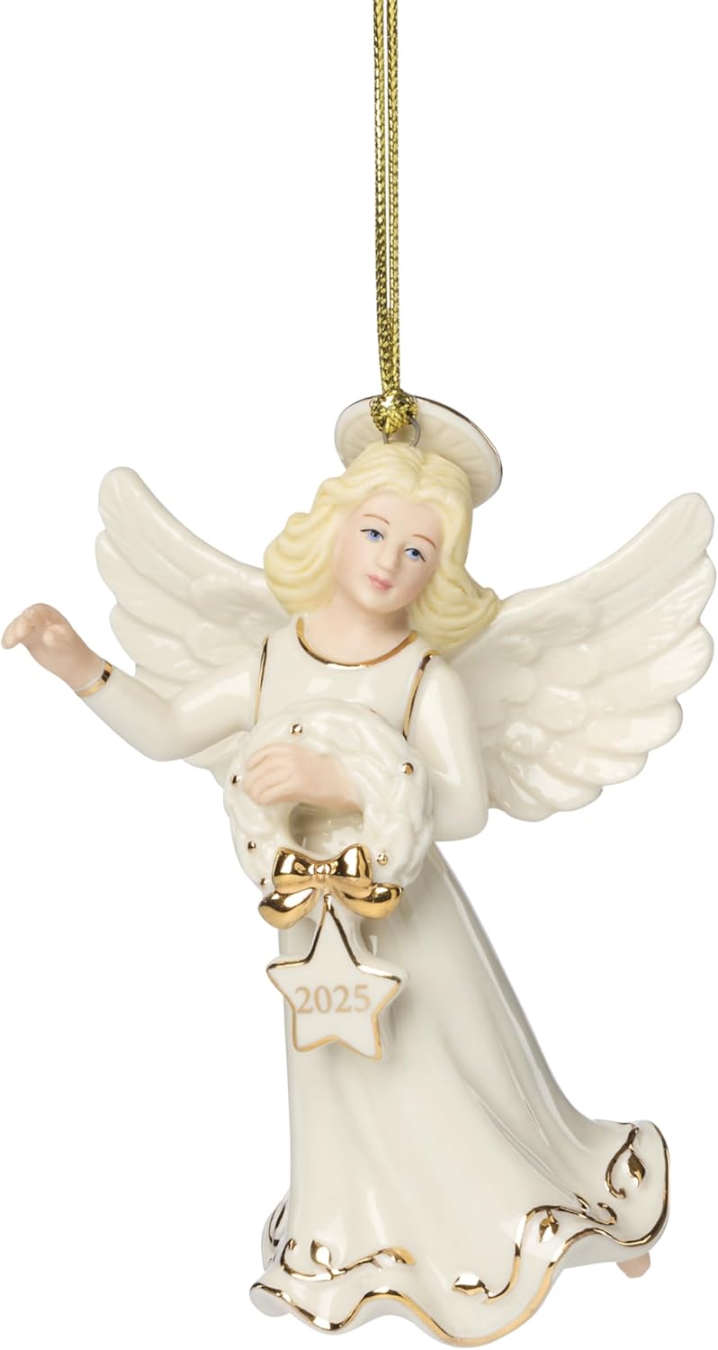 Lenox 2025 Heavenly Angel Ornament for Christmas Decor