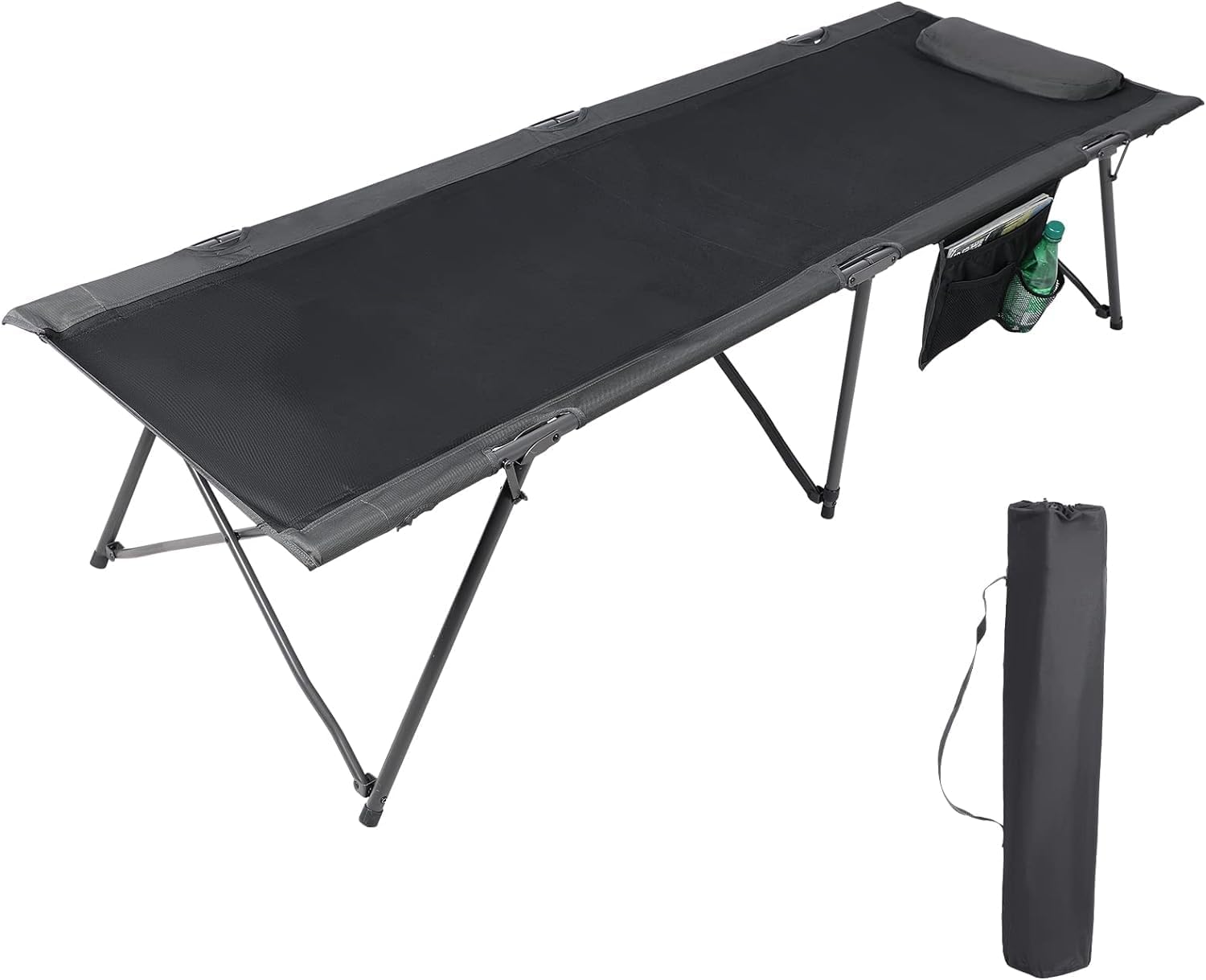 PORTAL 80 Extra Long Camping Cot - Sleep comfortably anywhere!