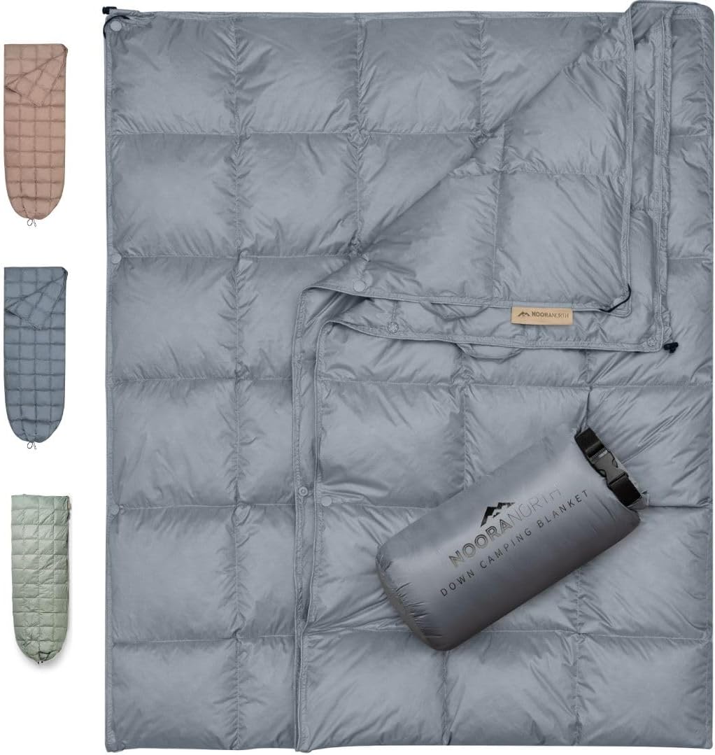 Packable Warm Camping Blanket - Water-Resistant & Lightweight!