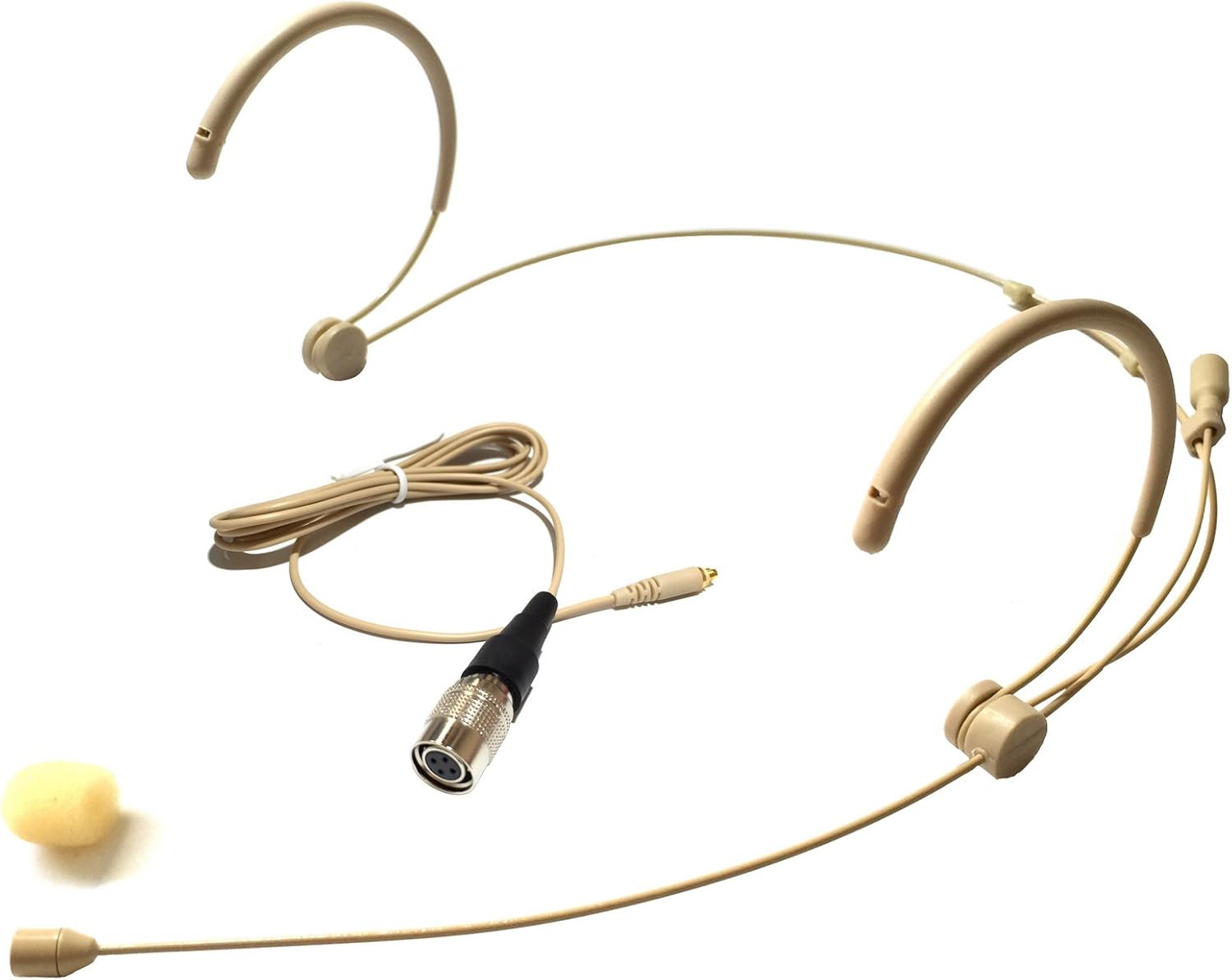 Microdot 4016 Headset Microphone for Audio Technica Wireless Use
