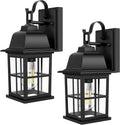 TOBUSA 2-Pack Outdoor Wall Lanterns - Durable Waterproof Porch Lights