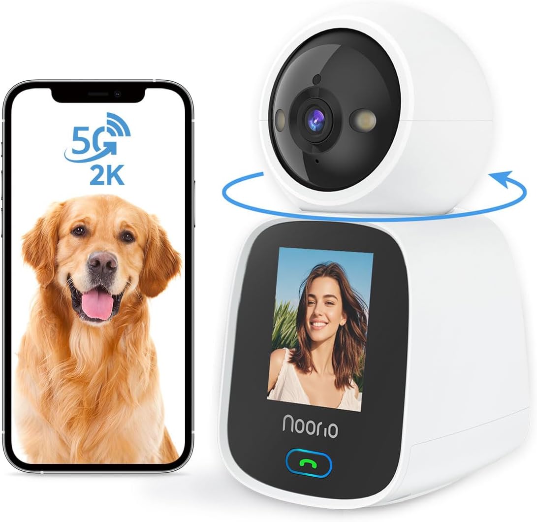 Noorio 5G Two Way Video Calling Camera with 2K Clarity