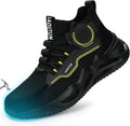 Steel Toe Work Shoes for Men Women - Lightweight Slip On Safety