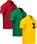 Mens Polo Shirt Short Sleeve Performance Golf Polo - Comfortable Fit