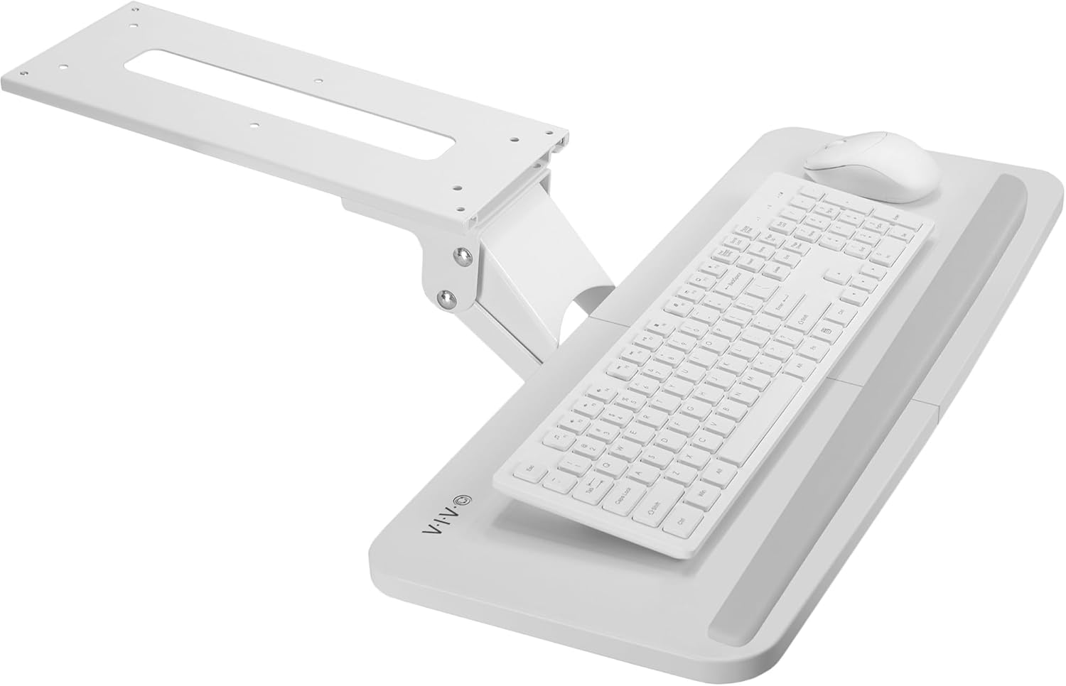 VIVO Adjustable Keyboard and Mouse Tray for Ergonomic Comfort