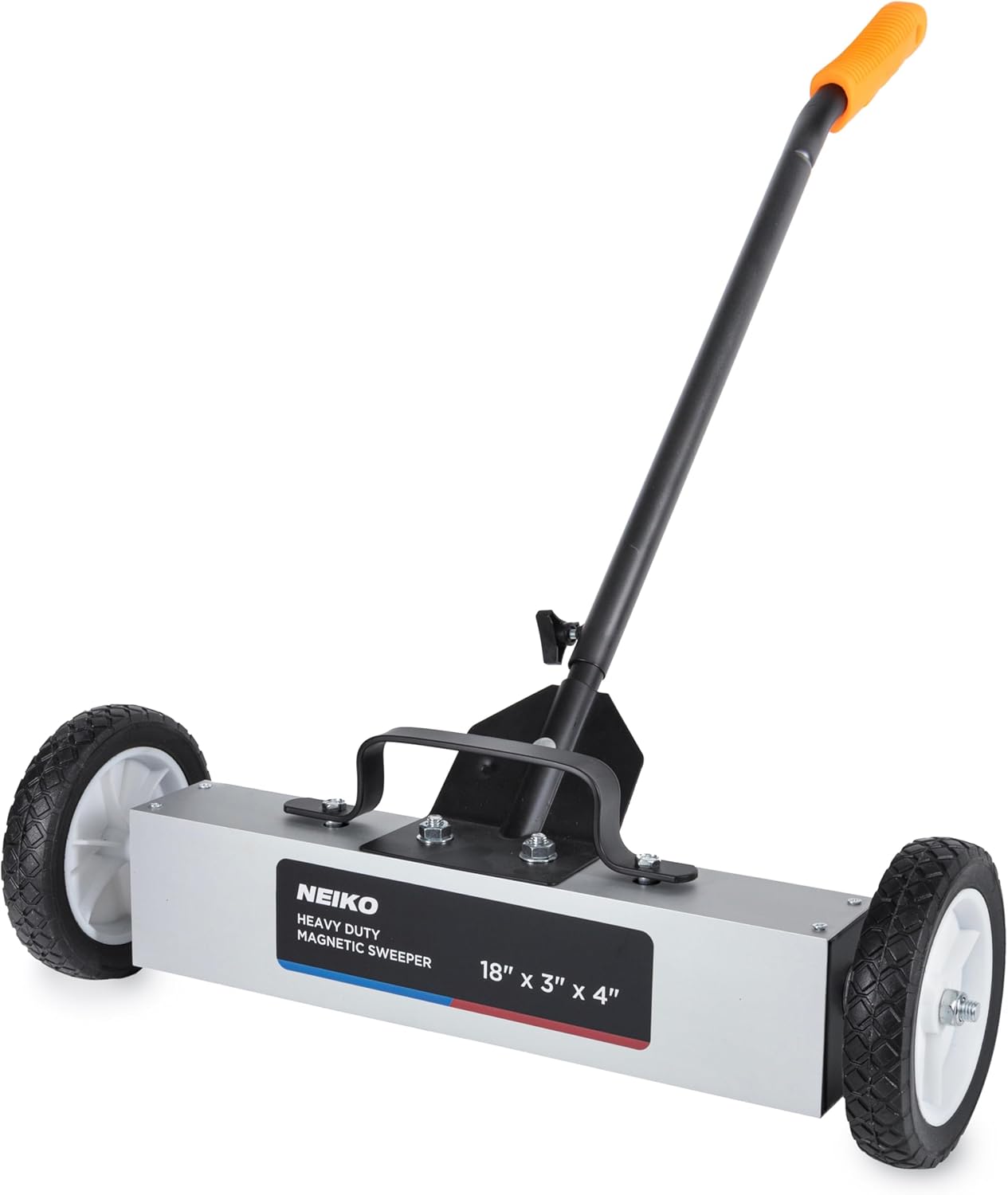 NEIKO 53415A 18 Rolling Magnetic Sweeper for Easy Cleanup