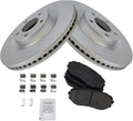 Front Ceramic Brake Pad & Rotor Kit for 2007-2015 Edge/MKX - G-Coated