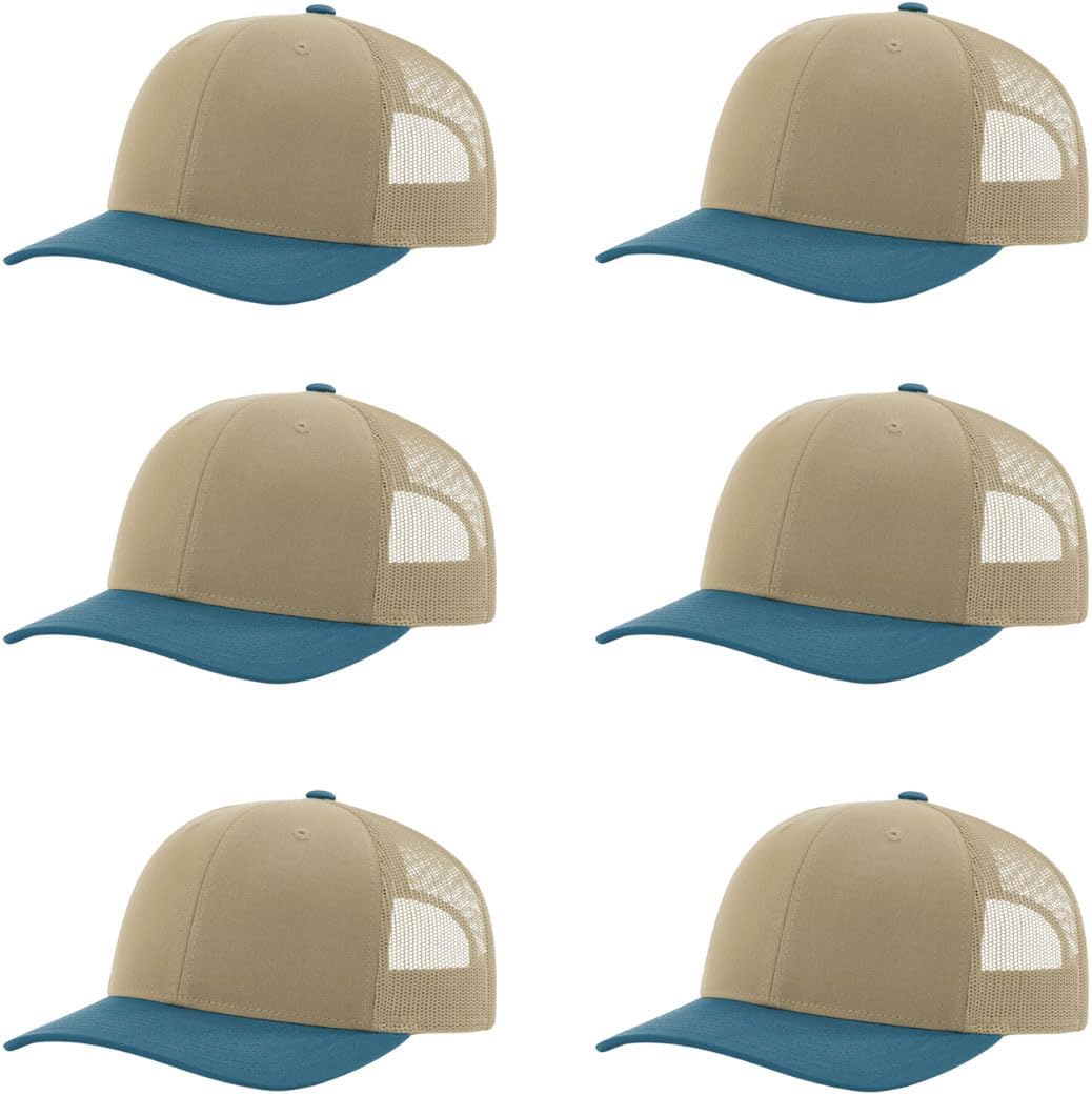 Richardson 112 Classic Six-Panel Adjustable Snapback Trucker Cap