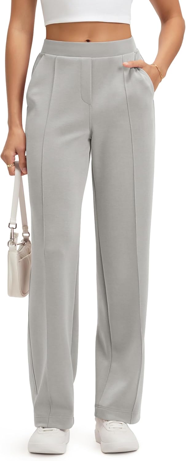 ODODOS Women's Modal Soft Classic Pants for Work and Casual Wear