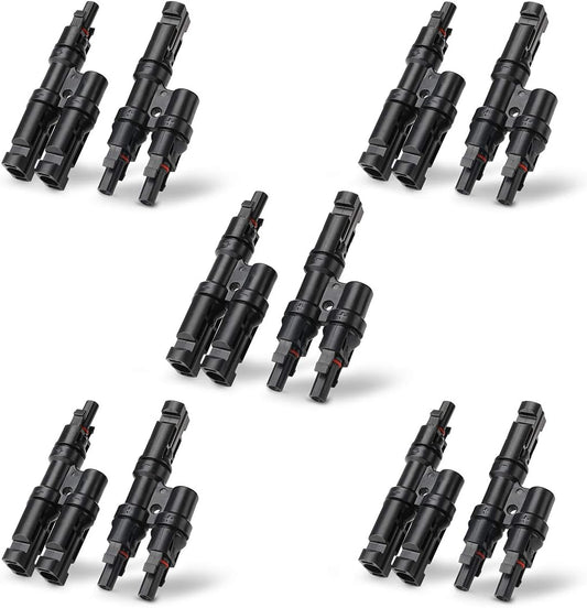 BougeRV Solar Branch Connectors for Easy Parallel Connection