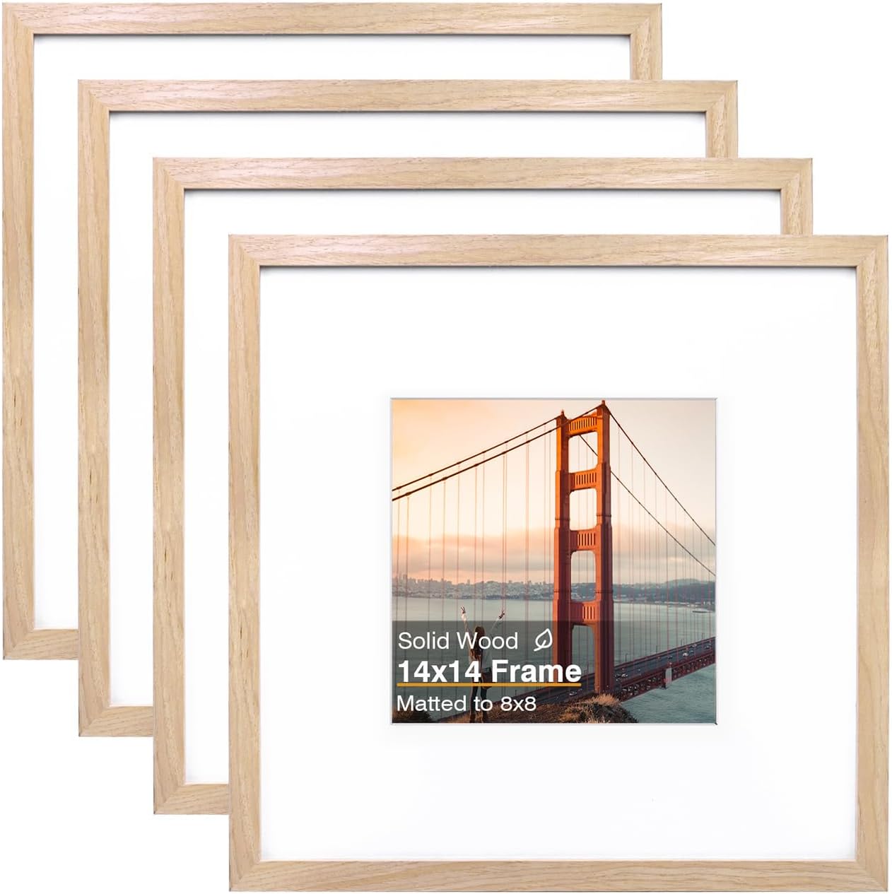 KINLINK 14x14 Picture Frames for Stylish Home Decor Display
