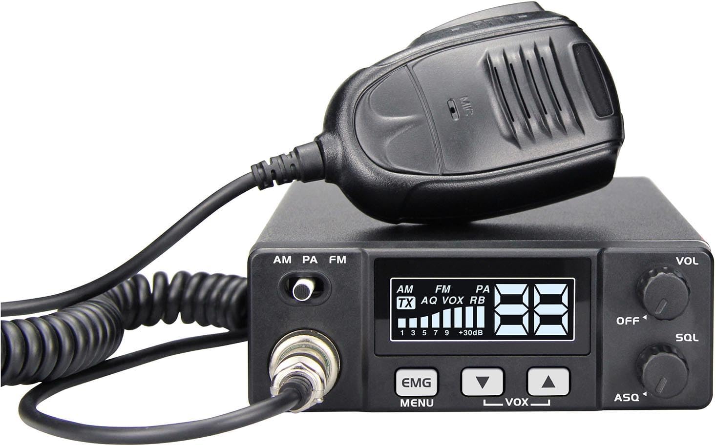 CB Two Way Radio AT-505PRO for Truckers with PA System