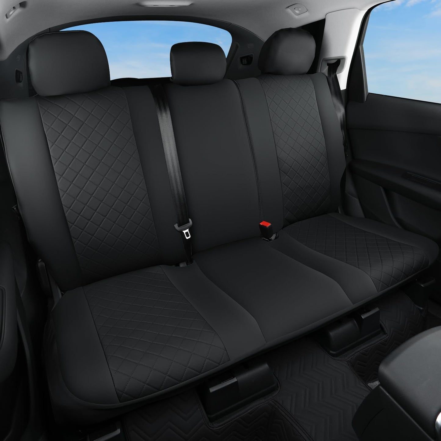 GIANT PANDA Rear Bench Seat Cover for Toyota RAV4 and Corolla