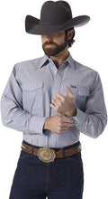 Wrangler Men's Cowboy Cut Western Long Sleeve Snap Work