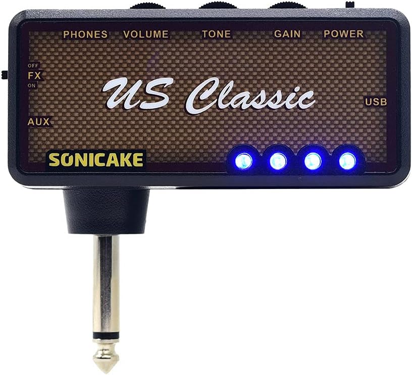 Compact Rechargeable Mini Amp for On-The-Go Sound