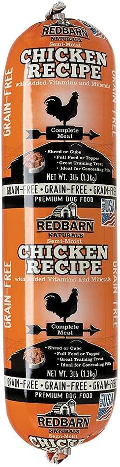 Grain Free Dog Food Roll - Chicken by Redbarn Pet Products