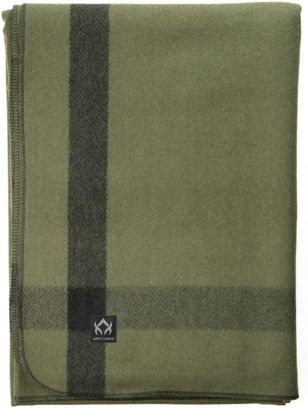 Arcturus Rainier Wool Blanket - Heavyweight Warmth for Camping