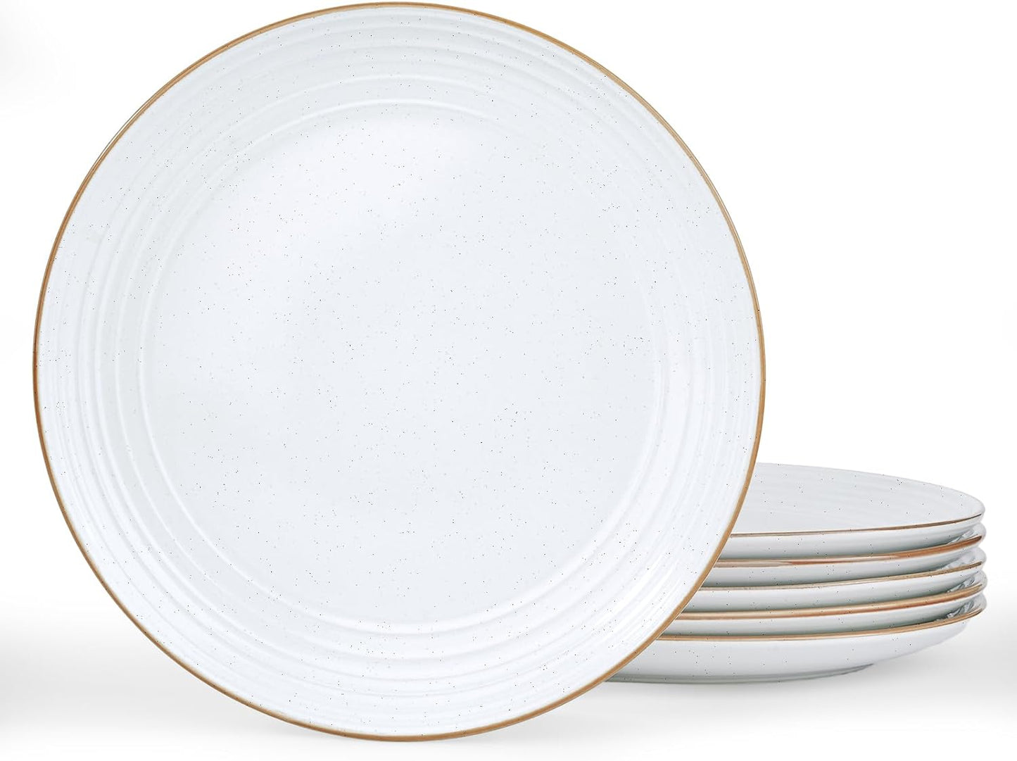 Famiware Jupiter Dinner Plates Set of 6, 10.5 Inch Plates