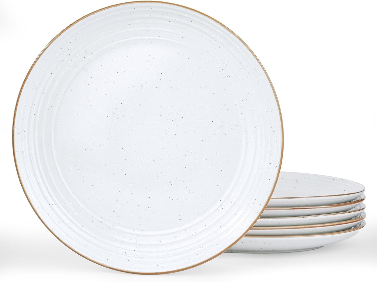 Famiware Jupiter Dinner Plates Set of 6, 10.5 Inch Plates