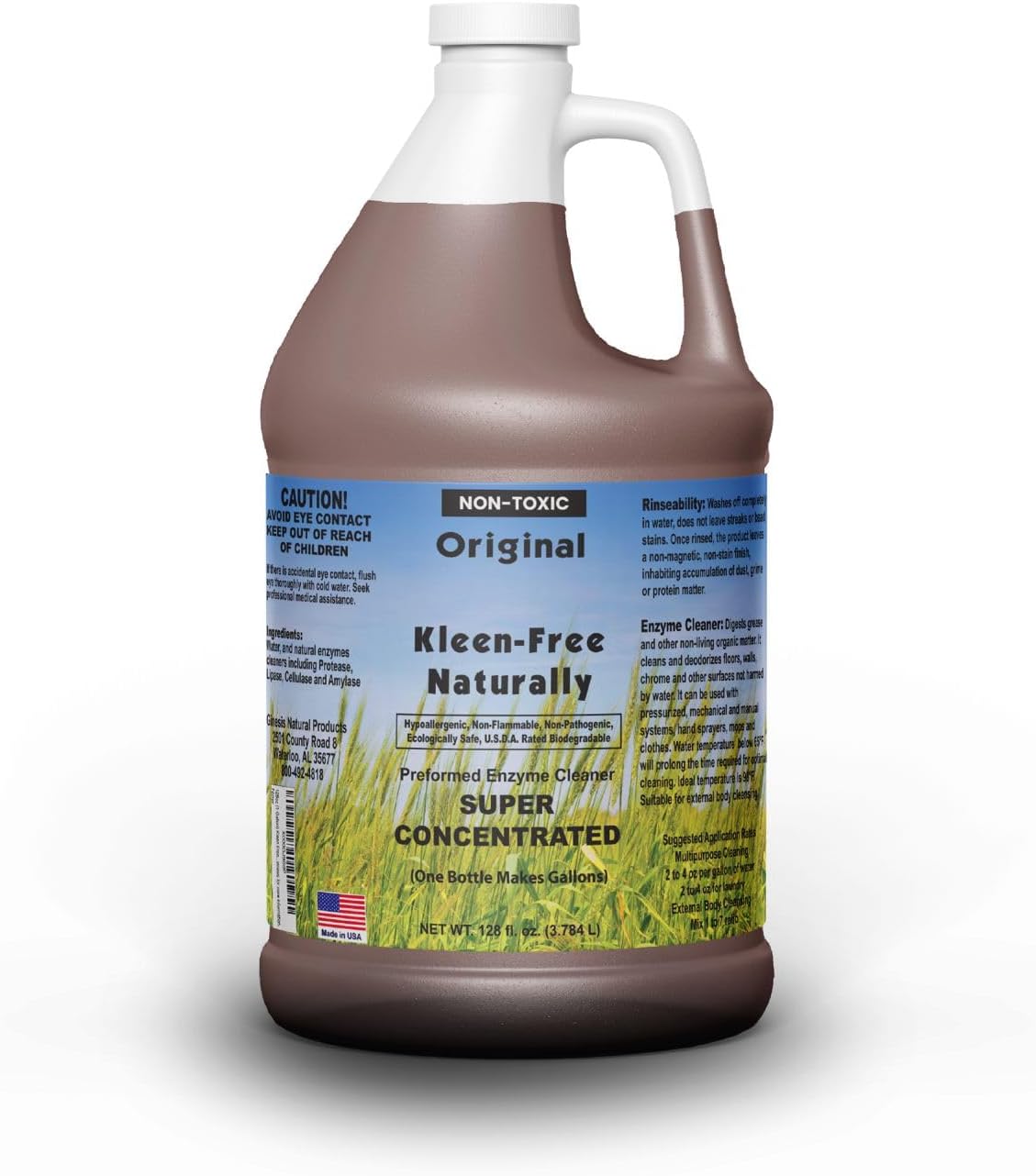 Naturally Preformed Enzyme Cleaner for Multi-Purpose Use 128oz