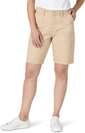 Lee Women's Relaxed Fit Avey Knit Waist Cargo Bermuda (Style GGZQ)