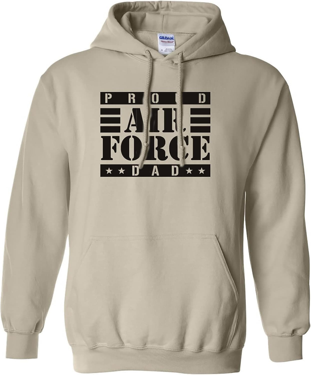 Proud Air Force Dad Hoodie - Sand