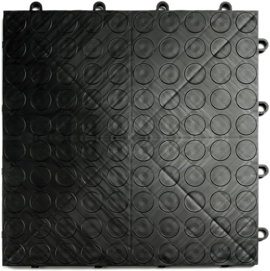 Big Floors GarageDeck Coin Pattern Durable Non-Slip Flooring Tiles