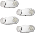 LED Emergency Exit Light Fixtures 4 Pack - Hardwired, White