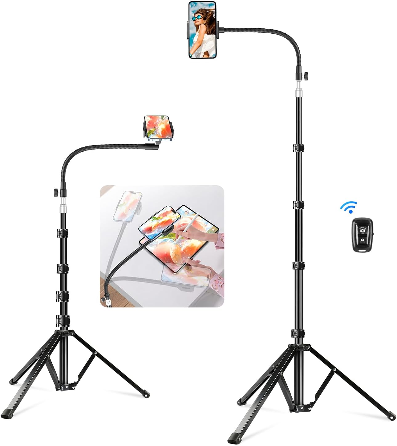 elitehood 80 Tall Phone Stand Tripod for Perfect Shots