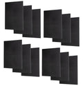 WallPeg Pegboard Panels Garage Organization - 12-Pack Black Panels