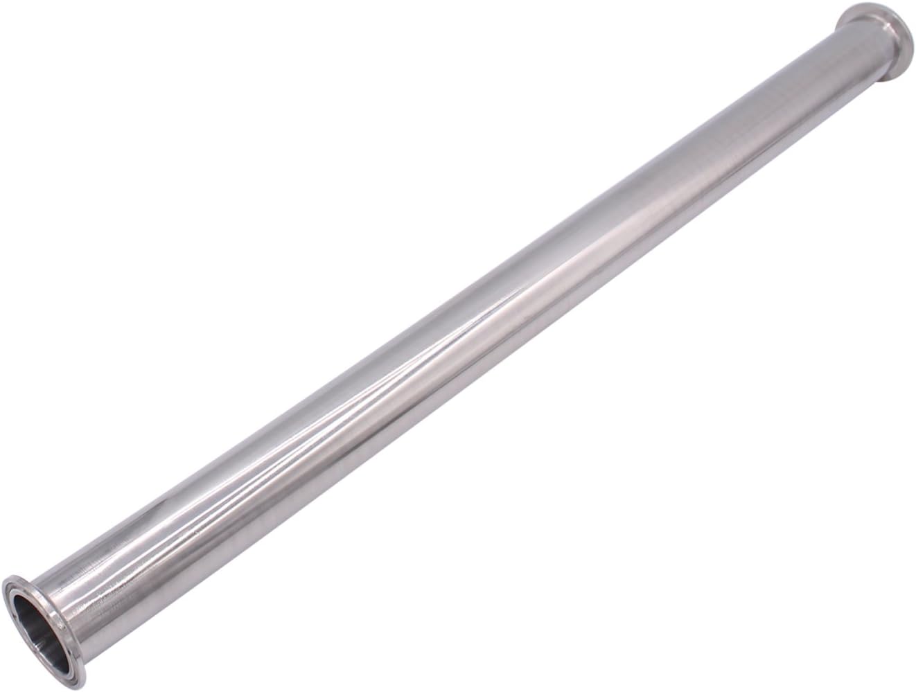 DERNORD Sanitary Spool Tube with Clamp Ends for Fluid Transport